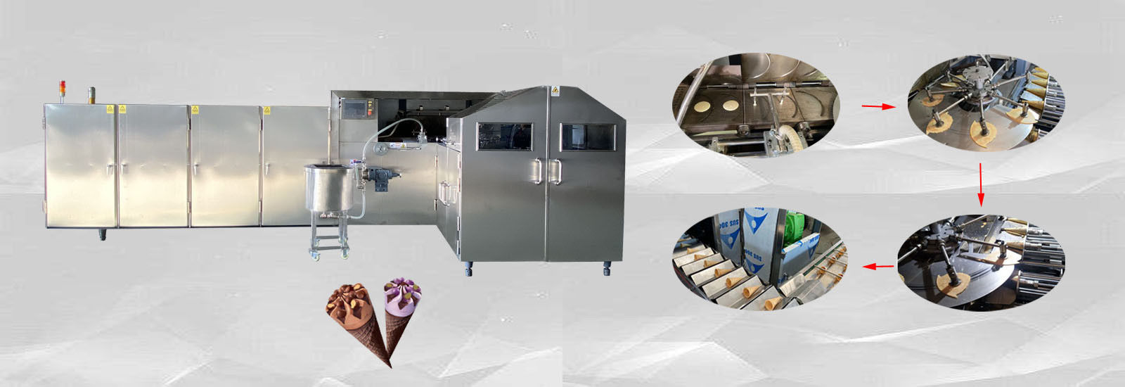 Qualität Eistütebackenmaschine Fabrik