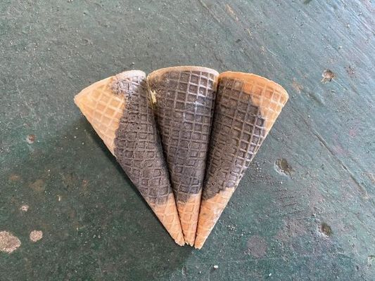 Ein guter Preis. Waffel-zwei Kegel der Farbe135mm 7kg/H, der Maschine herstellt Online