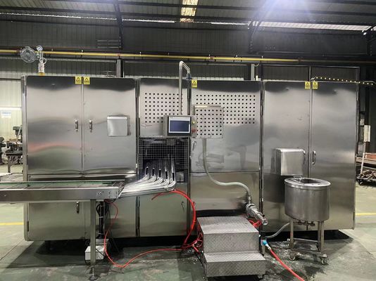 Qualität Druckluft 0,6 MPa Waffelkegelherstellungsmaschine 11–13 kg/h Gasverbrauch Fabrik