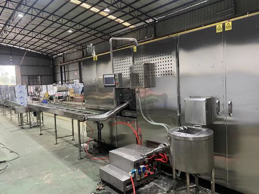 115 mm 10 kg / h Waffelkegel, der Maschine vollautomatisch herstellt
