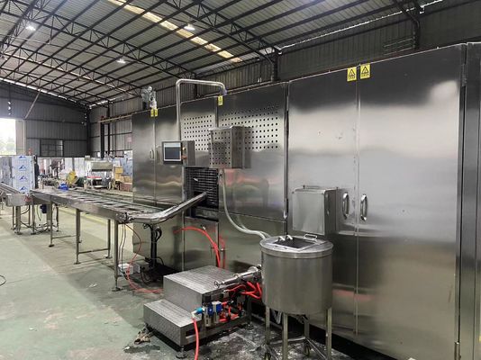 Qualität 2.25KW 12000pcs/H Wafer-Kegel-Machmaschine PLC-gesteuert Fabrik