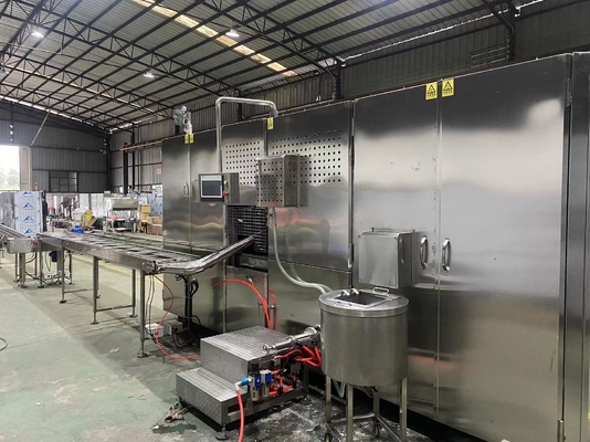 Der Waffel-Kegel 2.25KW 12000pcs/H, der Maschine PLC herstellt, steuerte