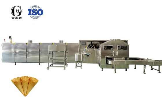 SIEMENS / DELTA PLC-Steuerungssystem Eiscreme Kegel Backmaschine Steigern Sie Ihre Produktionseffizienz