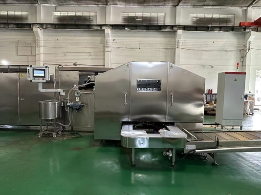Ein guter Preis. Vollautomatische Mini-Zuckerwaffel-Herstellungsmaschine 10.000 Stück pro Stunde für Schokoladenfüllung, Schokolade + Keks-Snacks-Füllung Online