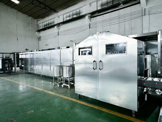 Qualität Automatische Eiscreme-Zuckertüten-Backmaschine für die kontinuierliche Produktion mittlerer Mengen Fabrik
