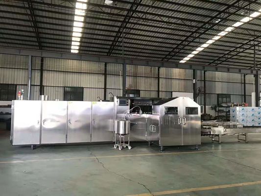 Snack-Food-Fabrik 5000kg 3.37Kw 380V Sugar Cone Making Machine For