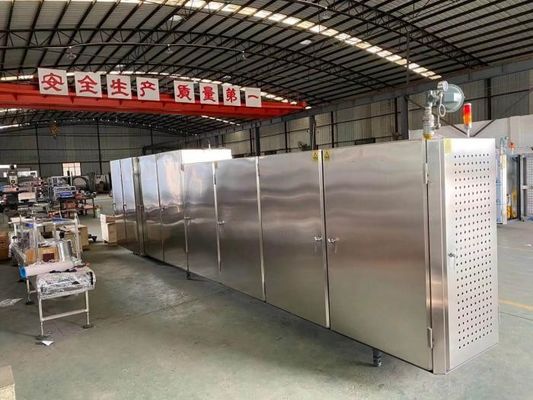 Maschine des Gas-Energie-Tunnel-5kg/H Sugar Ice Cream Cone Making