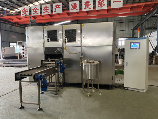 115 mm 10 kg / h Waffelkegel, der Maschine vollautomatisch herstellt