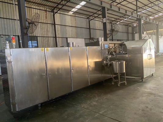 Ein guter Preis. Automatische Eistüte-Maschine Schneiders 2500pcs/h für die Herstellung von rohem Sugar Cane Easy Operate Online